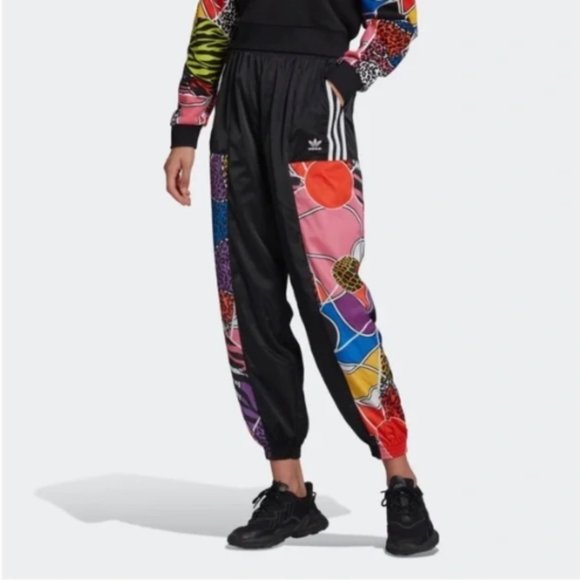 adidas Pants - NWT Rich‎ Mnisi x Adidas Multicolor Mixed Print Track Pants